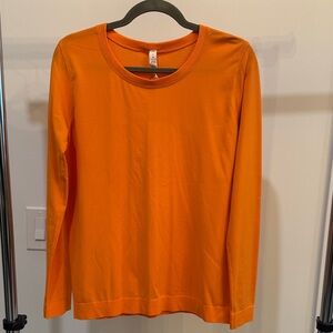 Lululemon Athletica Swiftly Tech Vibrant Orange Top